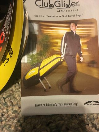 Sun Mountain Golf Club Glider Pro Travel Bag with Wheels ST JUDE RARE 6