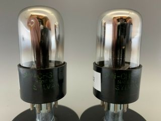 Sylvania 6sn7w Shorty - Extremely Rare Tubes - Platinum Matched On At1000 See Specs