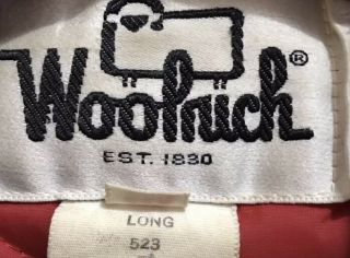 Vintage Woolrich Wool Red Black Plaid Hunting Jacket Coat Size 40 Long 1960’s 5