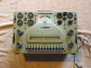 Estate Vintage Heathkit It - 17 Tube Checker Tube Tester