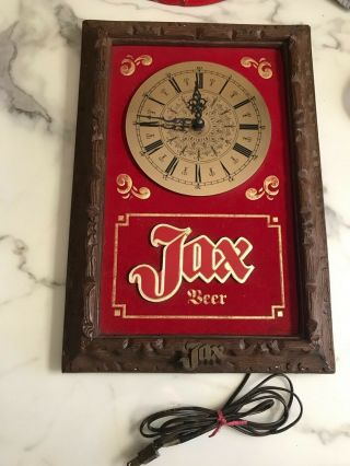 Vintage Jax Beer Orleans La Advertising Clock Texas Sign