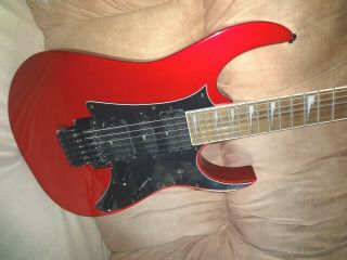 Rare IBANEZ RG350DX SP 1 Electric Guitar w/ Shark Tooth inlays 5