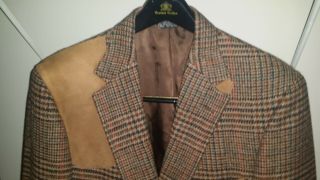 Rare Old Stock Orvis 46r Vintage Norfolk Jacket W/ Leather Elbow Patches