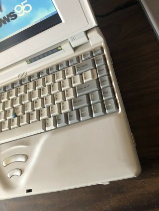 Rare Vintage Retro Toshiba T2450CT Laptop And Power Cable FAST 7