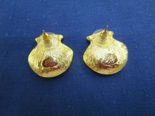 Kirk ' s Folly Rhinestone Earrings Necklace/Brooch/Pin Seashells Fairy/Angel w/Box 8