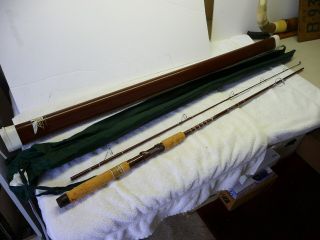 Vintage Fenwick Fs - 68 Spin Rod 6 Ft 9 Inches Long In Triangle Tube And Bag