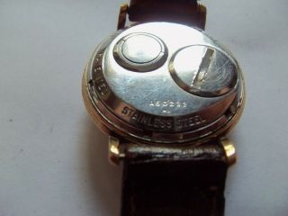 Vintage Bulova Accutron Railroad Approved Men ' s Wrist Watch 4