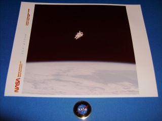 Nasa 41 - B Space Jetpack Eva Rare Historic Iconic Nasa Photo 1984 - Mccandless