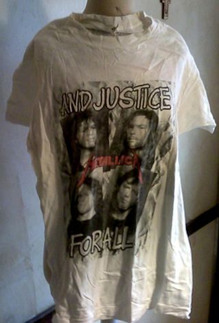 Vintage Metallica “and Justice For All” Tour Shirt X Large