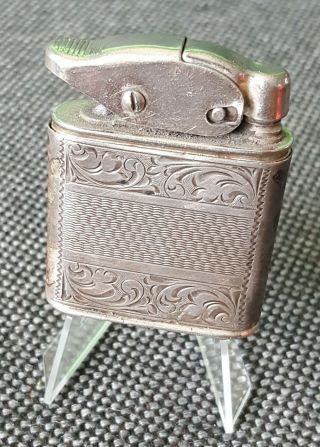 Vintage Czechoslovakia Sterling Silver Lighter 900 - Křižík