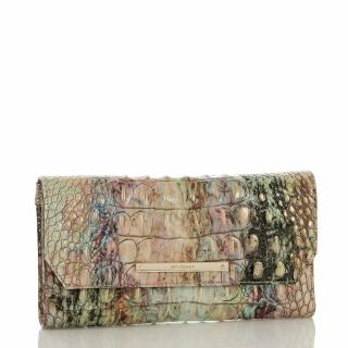 Nwt Brahmin Opal Soft Checkbook Wallet Melbourne Rare