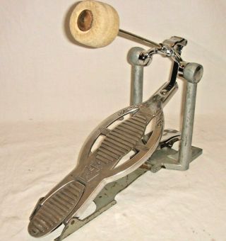 Vintage 1964 Ludwig Wfl Model 201 Speedking Bass Drum Pedal W/polished Footboard