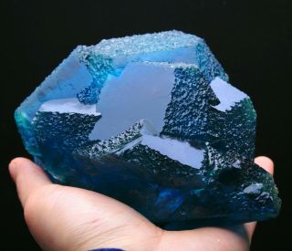 3.  5lb Rare Beauty Ladder - Like Blue Fluorite Crystal Mineral Specimen/china