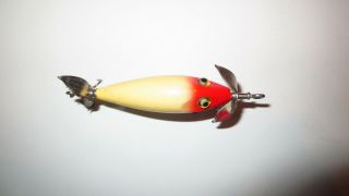 Unknown Vintage William Shakespeare Glass Eye Submerged Minnow Lure Blended R,  W 3