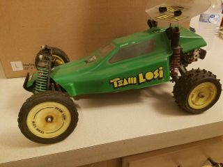 Vintage Team Losi Xx Buggy 1/10 Scale - Runner With Electronics