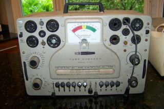 Vintage Heathkit Tube Checker Model It - 17 For Ham Radio,