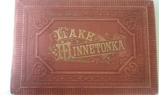Vintage Lake Minnetonka Souvenir Book Pictured Excelsior Wayzata And 15 More