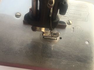 Antique Rare Cast Iron Wilcox & Gibbs Electric Sewing Machine W/ Foot Peddle 4