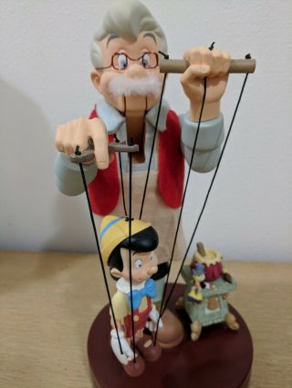 Rare Disney Geppetto & Pinocchio Nutcracker