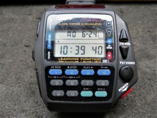 Vintage Casio 1174 - Cmd Watch Wrist Remote Gwo Vgc.  80s/90s.  Rare.  Strap