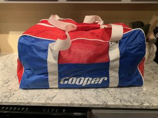 Vintage Cooper Ice Hockey Duffel Bag Equipment, 3