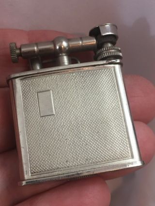 Vintage Beney Model 202 Pocket Lighter - Silver Plated Design - England