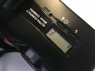 Rare black Olympus Stylus Epic MJU II 35mm Point & Shoot Film Camera 5