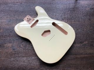 Vintage Cream Guitar Body Fits Fender Telecaster Tele Neck