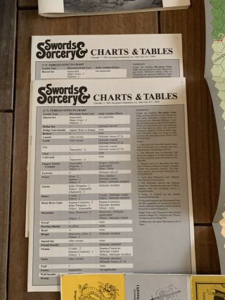 Swords and Sorcery 1978 Vintage Board Game 4