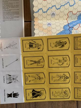 Swords and Sorcery 1978 Vintage Board Game 5