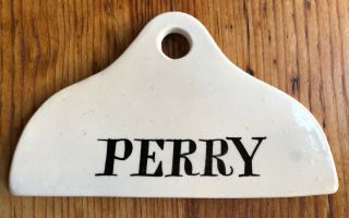 Rare Wine Cellar Bin Label Perry
