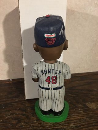 VTG Minnesota Twins Torii Hunter Signed SGA Green Base Bobblehead w/box 2