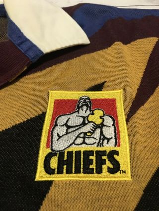 vintage waikato chiefs rugby jersey mens large 1997 canterbury ford polo Vtg 90s 4