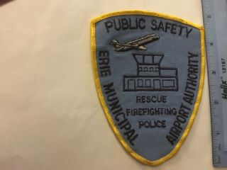Erie Municipal Airport Crash Fire Rescue Pennsylvania (vintage)