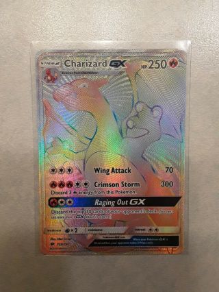 Charizard Gx Secret Rare 150/147 Pokemon Tcg Burning Shadows