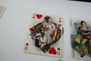 Vintage 2 Deck Le Florentin Philibert French Playing Cards Risque Nude Becat 4