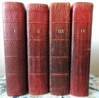 Breviarium Romanum Travel Size 4 - Volume Set Vulgate Roman Breviary Ultra - Rare