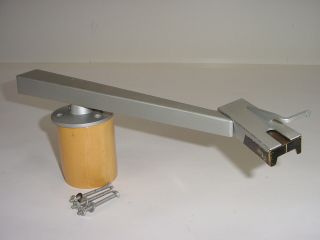 Vintage Gray Transcription Turntable Cartridge Headshell Tonearm Project Parts