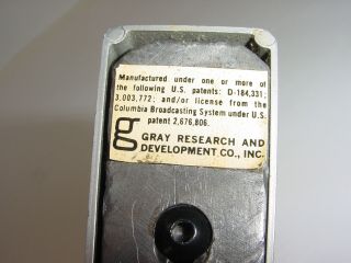 Vintage Gray Transcription Turntable Cartridge Headshell Tonearm Project Parts 6