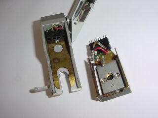 Vintage Gray Transcription Turntable Cartridge Headshell Tonearm Project Parts 8