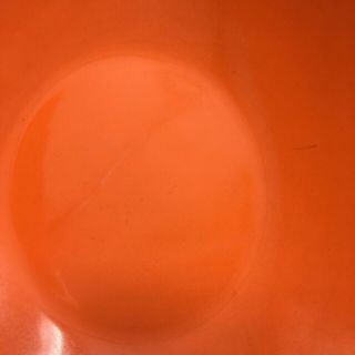 Cathrineholm Enamelware Lotus Bowl Orange Vintage MCM 7 3/4” 6