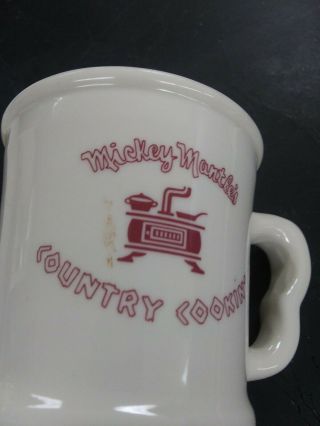 Vintage Mickey Mantle ' s Country Cookin ' Diner Coffee Cup Mug Shenango China 6