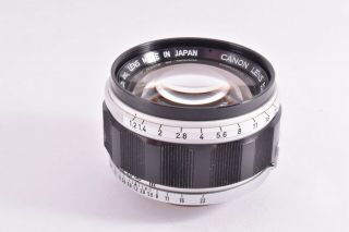 Rare CANON 50mm/F1.  2 Leica 39mm LMT screw mount 47751 6