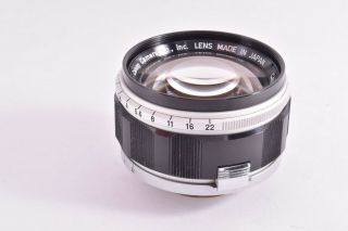 Rare CANON 50mm/F1.  2 Leica 39mm LMT screw mount 47751 7