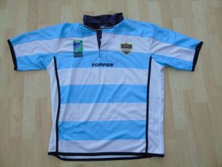 Argentina 2003 World Cup Match Worn Rugby Shirt /jersey/maillot - Rare - Look