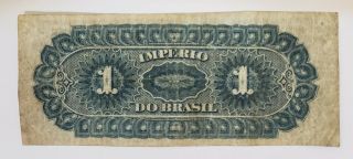 Brazil mil reis 1870 banknote VERY RARE 2