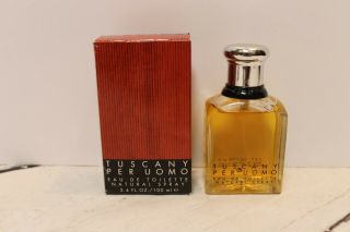 Vintage Aramis Tuscany Per Uomo (formula) 3.  4oz Edt Spray Men