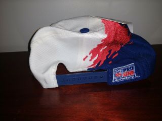 Vintage 90s England Patriots Logo Athletic Splash Snapback Hat - 2