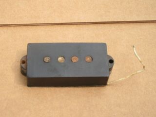 Vintage 1972 Fender Precision Bass Guitar Single Pickup With Cover
