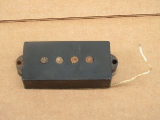 Vintage 1972 Fender Precision Bass Guitar Single Pickup With Cover 2